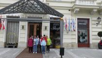 Výlet v Prahe - pred hotelom